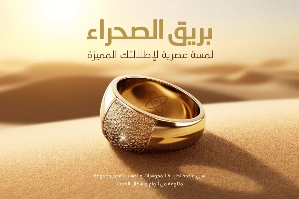 أعمالي 12 غلاف شعار بريق الصحراء