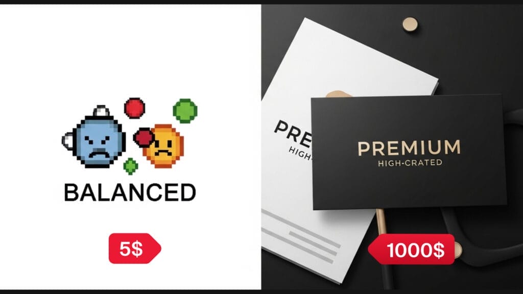 ما الفرق بين شعار غالي ورخيص