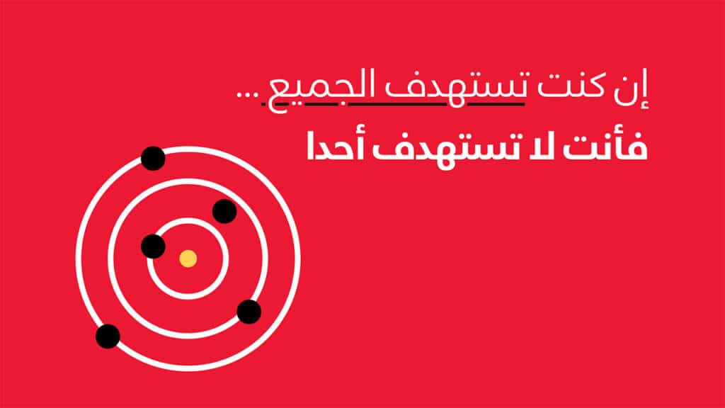 لا تستهدف الجميع | تحديد الفئة المستهدفة
