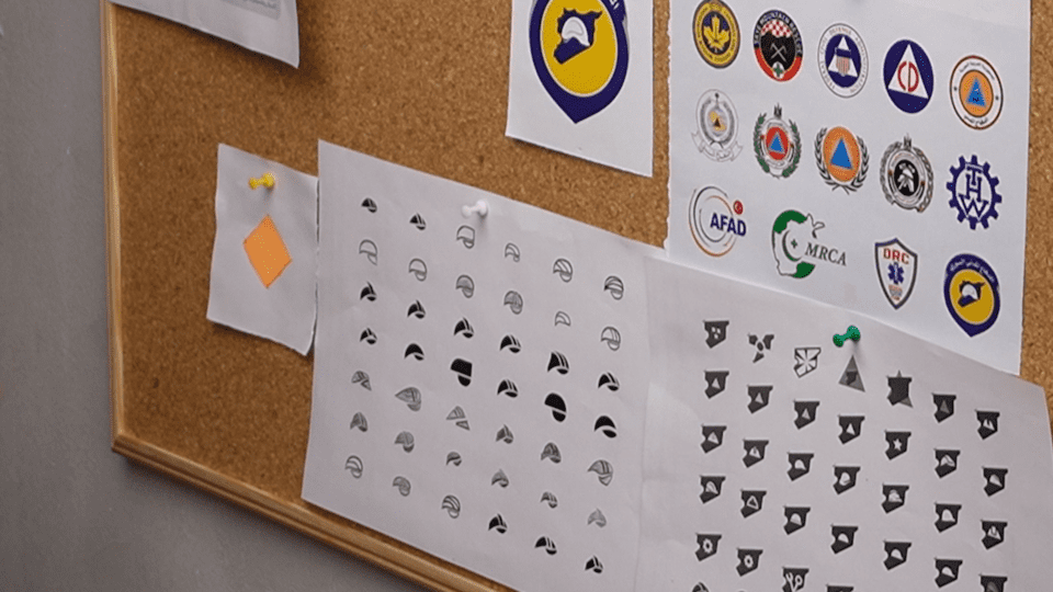 تطوير الهوية البصرية | الخوذ البيضاء 53 العنصر الرئيسي