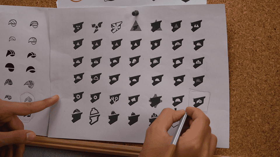 تطوير الهوية البصرية | الخوذ البيضاء 29 لشعار المختار