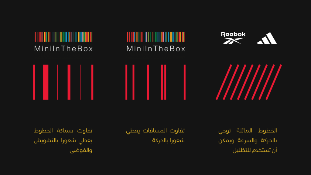 التأثير النفسي للأشكال الهندسية: في تصميم الشعارات 11 المعاني النفسية للخطوط 1 1