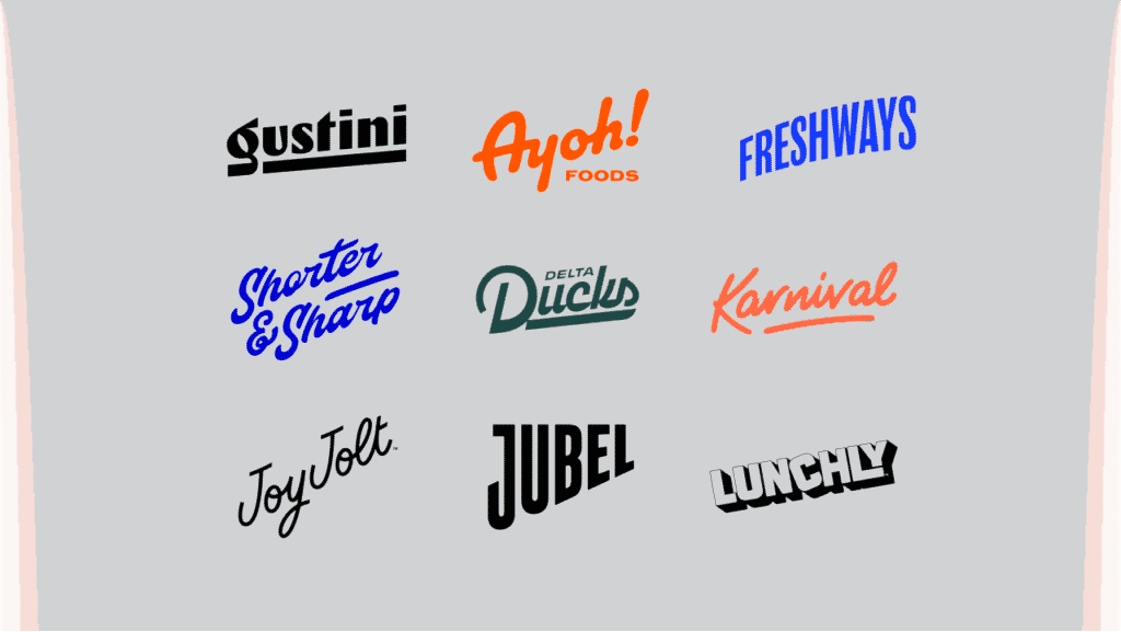 الهوية البصرية | الشعارات المائلة