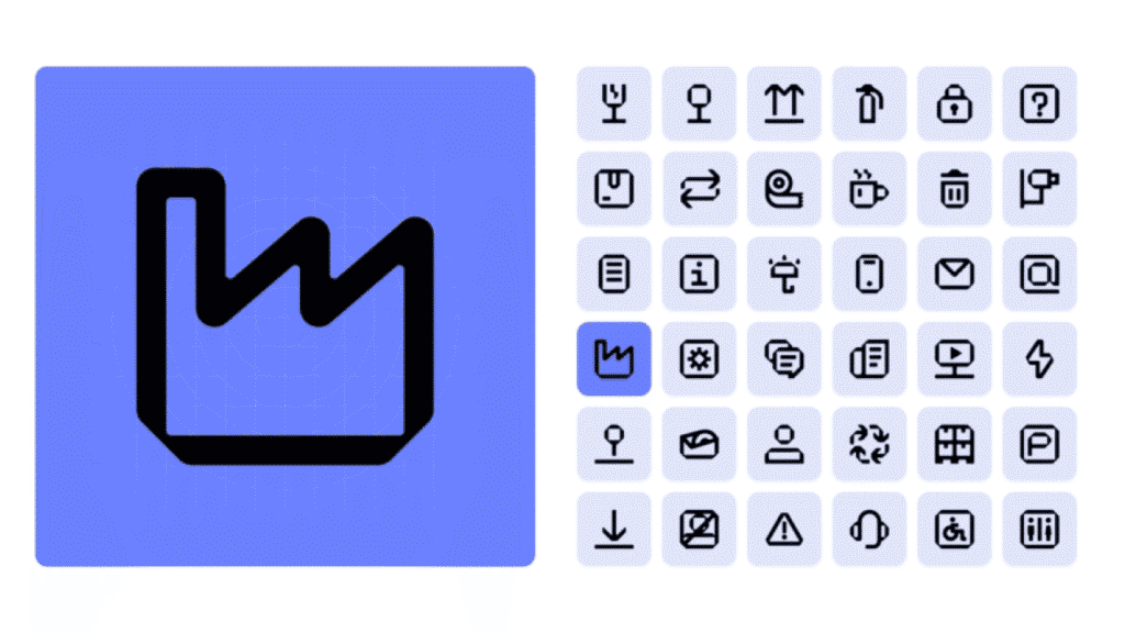 الهوية البصرية |أيقونات متماسكة