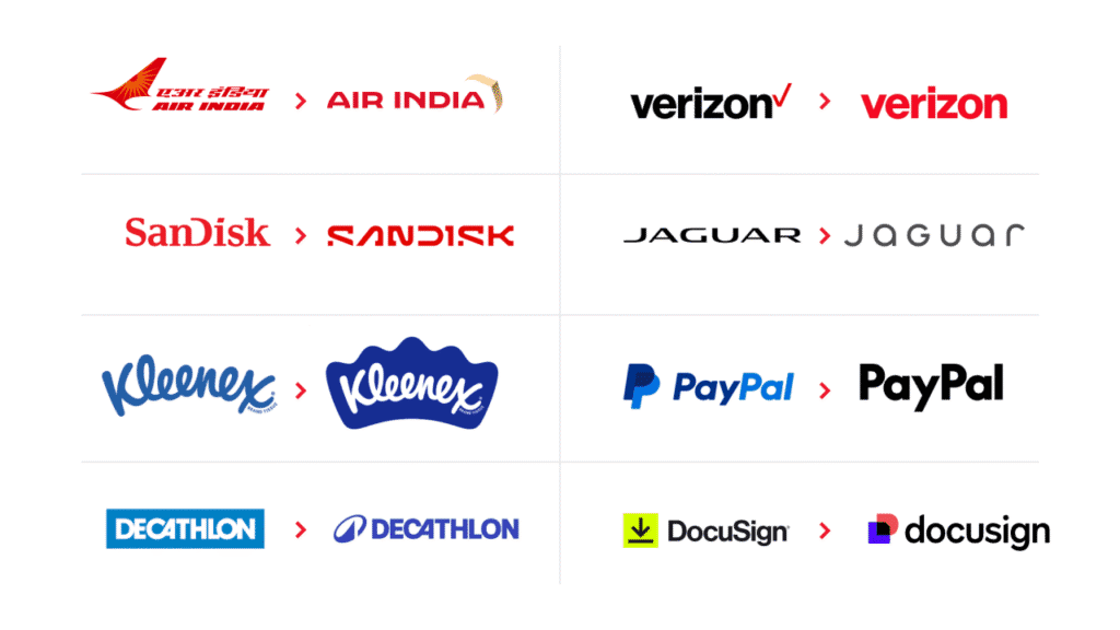 الهوية البصرية | أشهر العلامات التي طورت شعاراتها