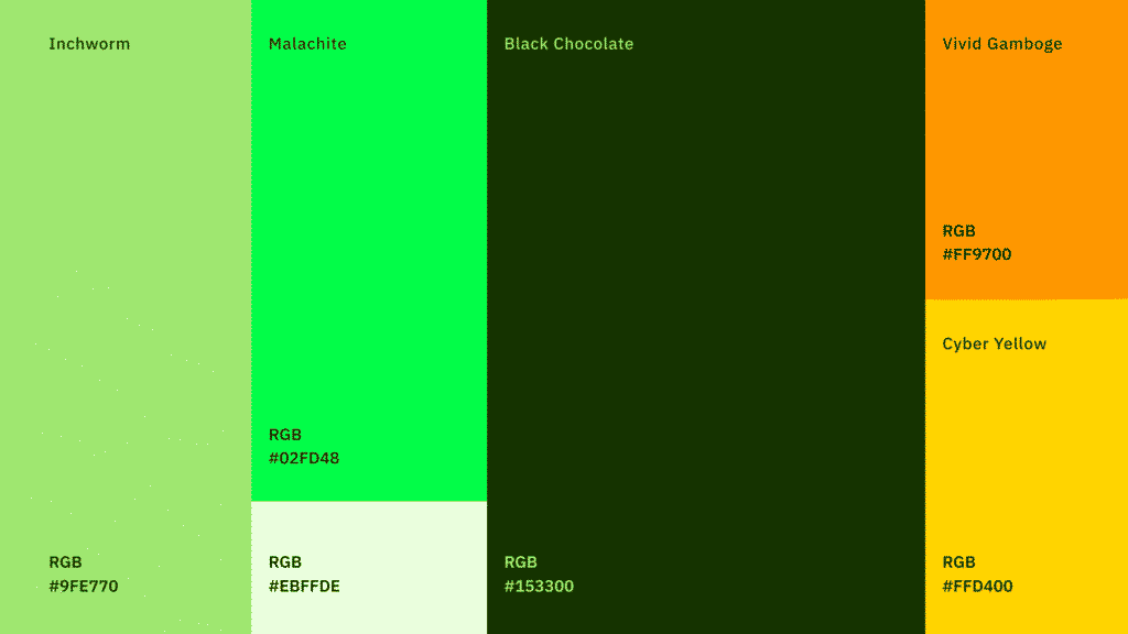 بناء الهوية البصرية الشخصية 8 خطوات 25 لوحة الألوان الخضراء | هوية بصرية شخصية