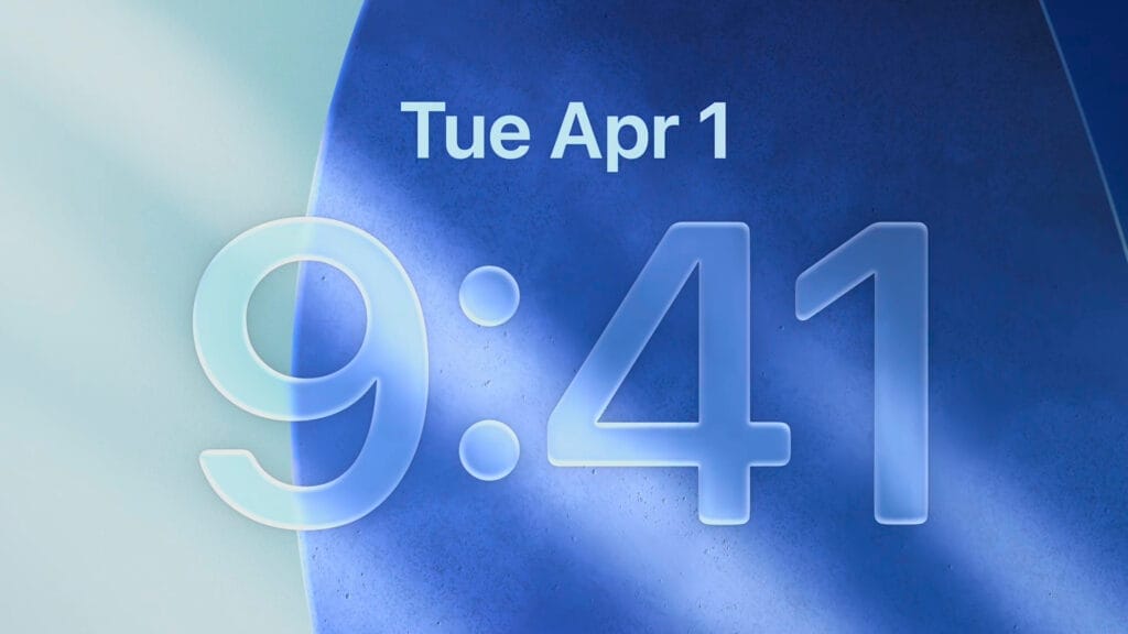 هوية آبل الجديدة الزجاج السائل IOS 26 6 VS Apple Apple 048