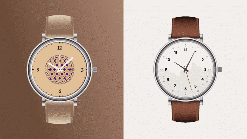 أوجه الساعات 3