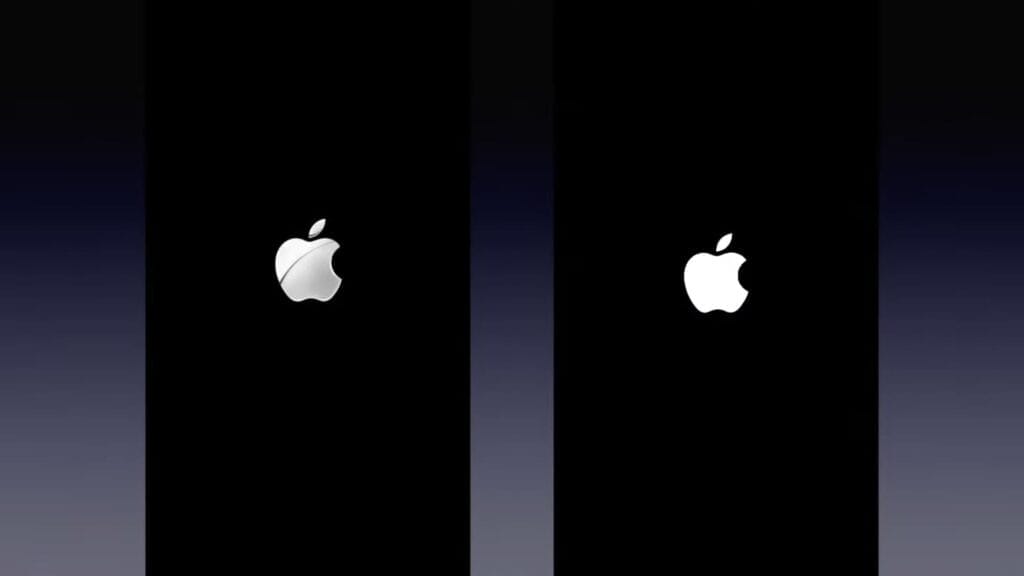 هوية آبل الجديدة الزجاج السائل IOS 26 29 مقرنة شكل نظام آبل iOS 7 vs iOS 6 copy 0