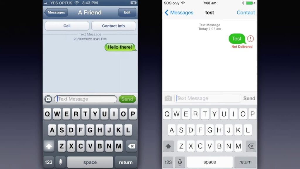 هوية آبل الجديدة الزجاج السائل IOS 26 32 مقرنة شكل نظام آبل iOS 7 vs iOS 6 copy 3