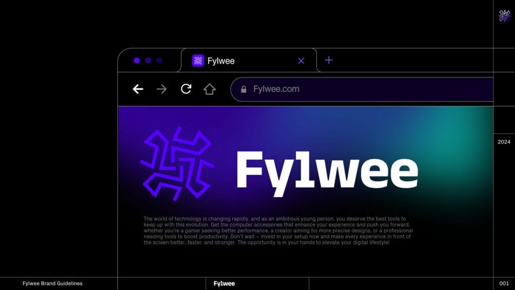 كواليس هوية بصرية لمتجر إلكتروني Fylwee 12 Main title 4