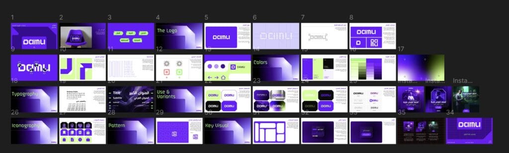 هوية بصرية للعملات الرقمية والتداول "دامو" 43 image 3